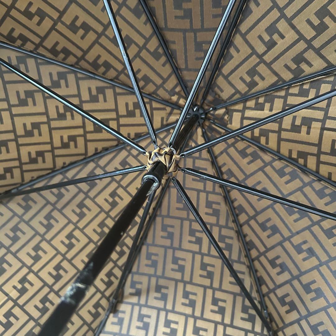 ✨超希少極美品✨ 廃盤品 フェンディ ズッカ FF柄 FFロゴ ゴールド 長傘