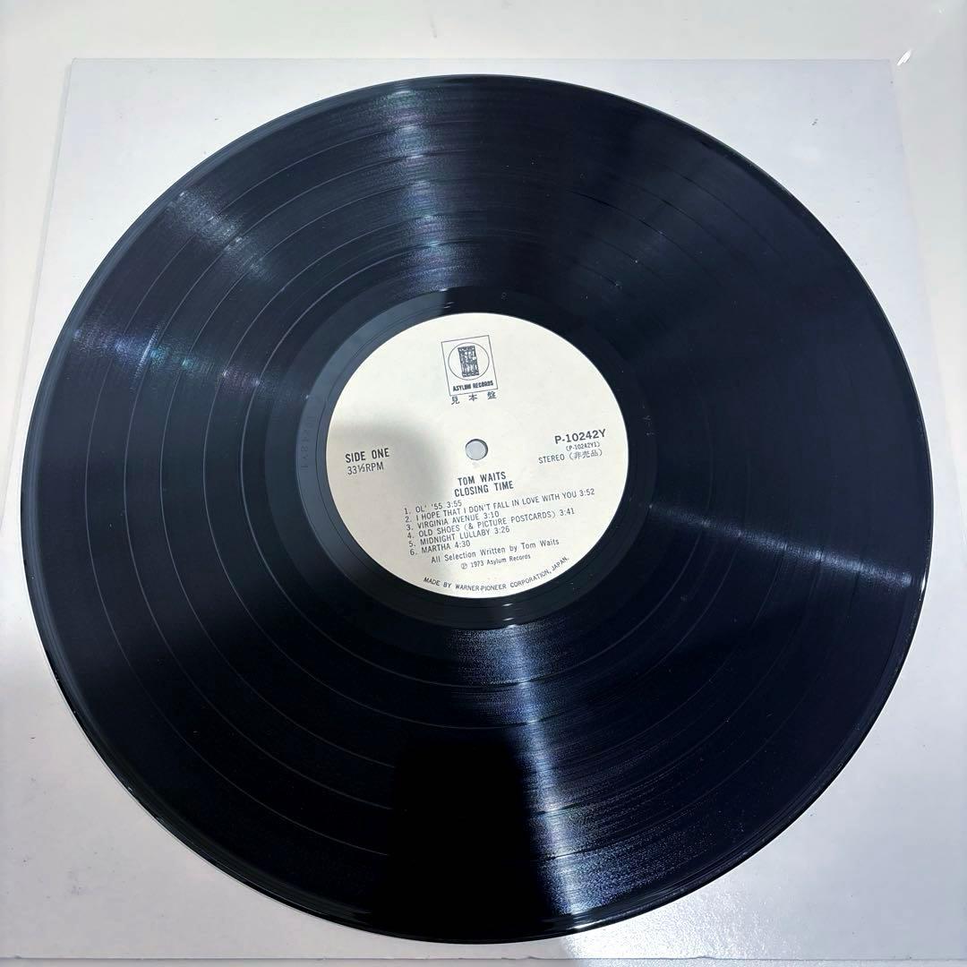 【レア盤・プロモ非売品】トム・ウェイツ　クロージング・タイム　盤質美品！！
