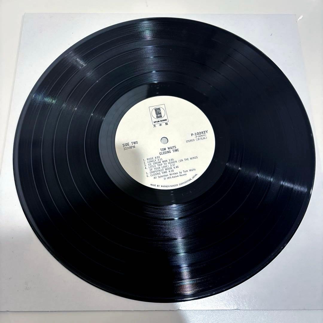 【レア盤・プロモ非売品】トム・ウェイツ　クロージング・タイム　盤質美品！！