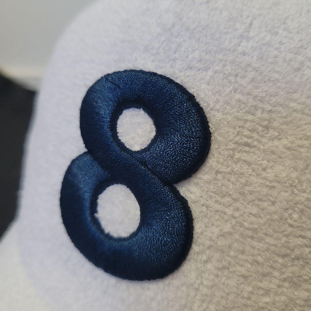 【新品未使用】muta 数字8刺繍 ホワイトキャップ タグ付き