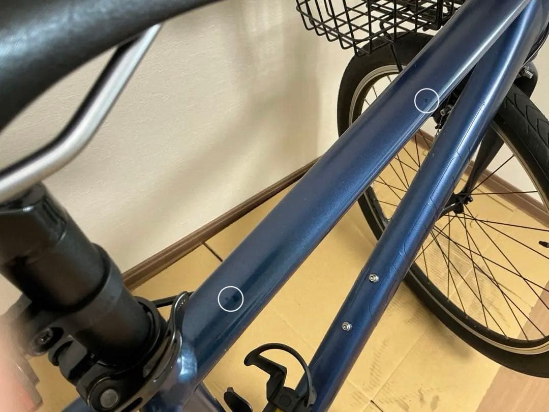 ジャイアント　グラビエS美品 　サテンブルー　 2023年8月購入　手渡し限定