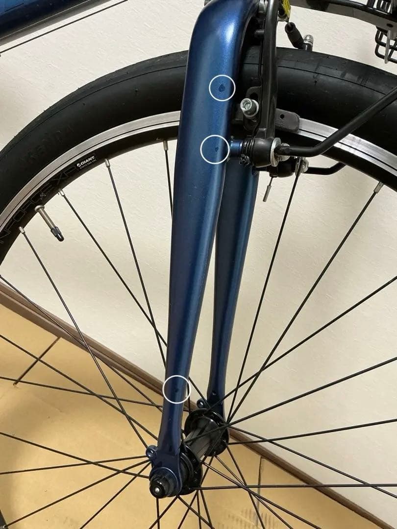 ジャイアント　グラビエS美品 　サテンブルー　 2023年8月購入　手渡し限定