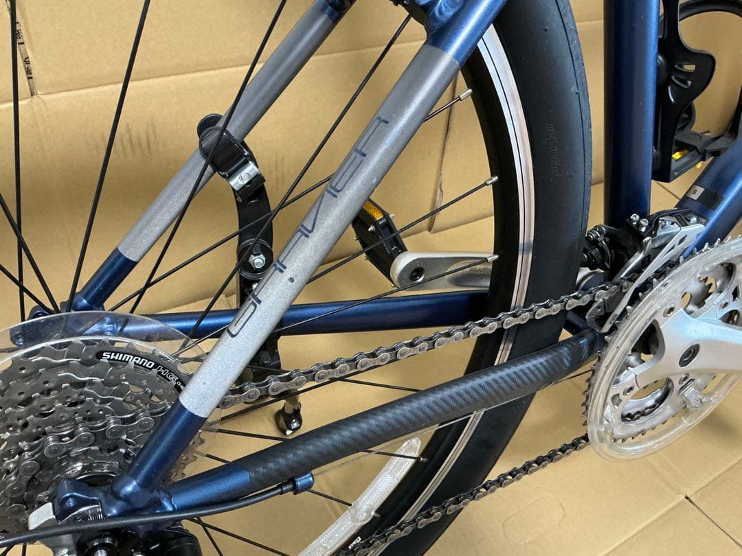 ジャイアント　グラビエS美品 　サテンブルー　 2023年8月購入　手渡し限定