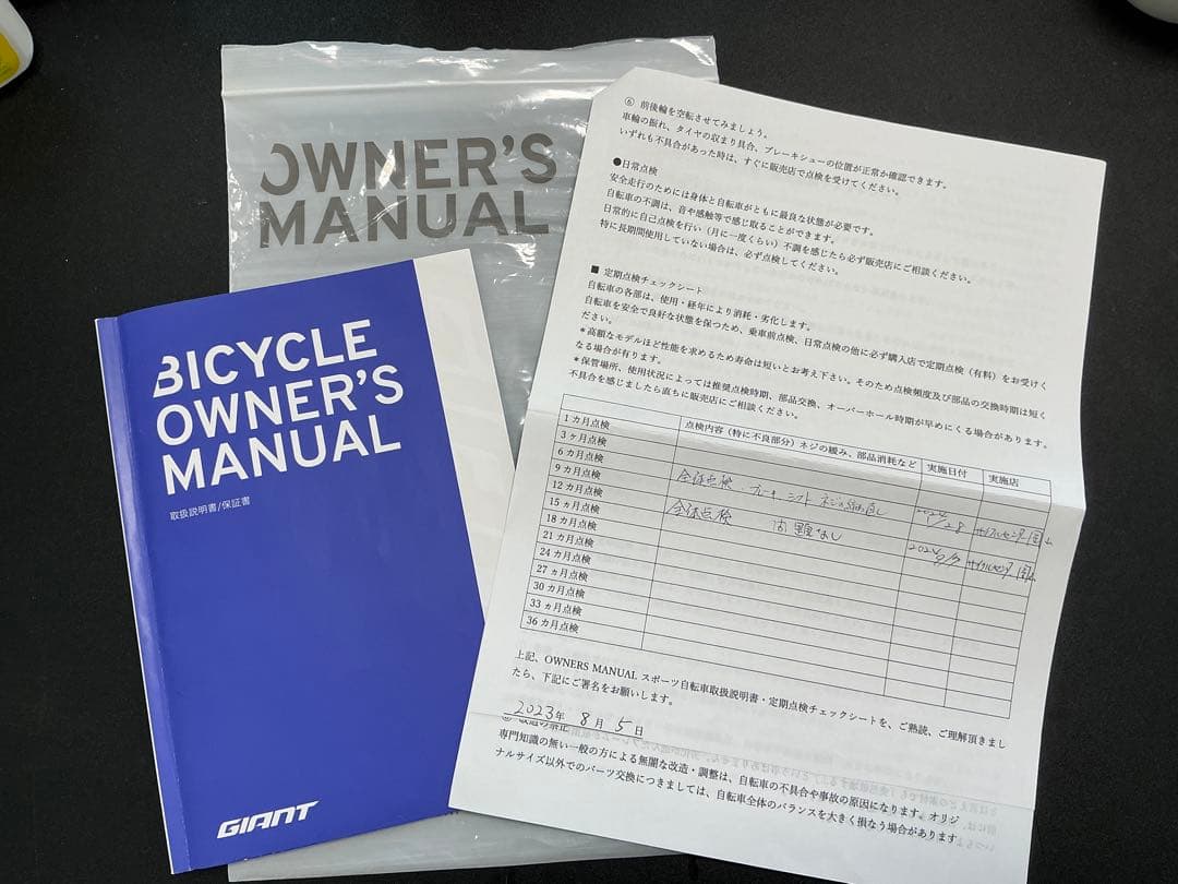 ジャイアント　グラビエS美品 　サテンブルー　 2023年8月購入　手渡し限定