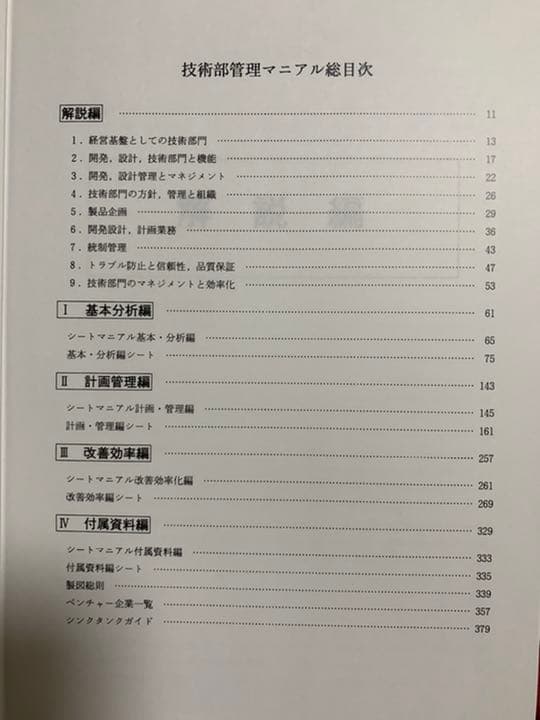 技術部管理マニアル