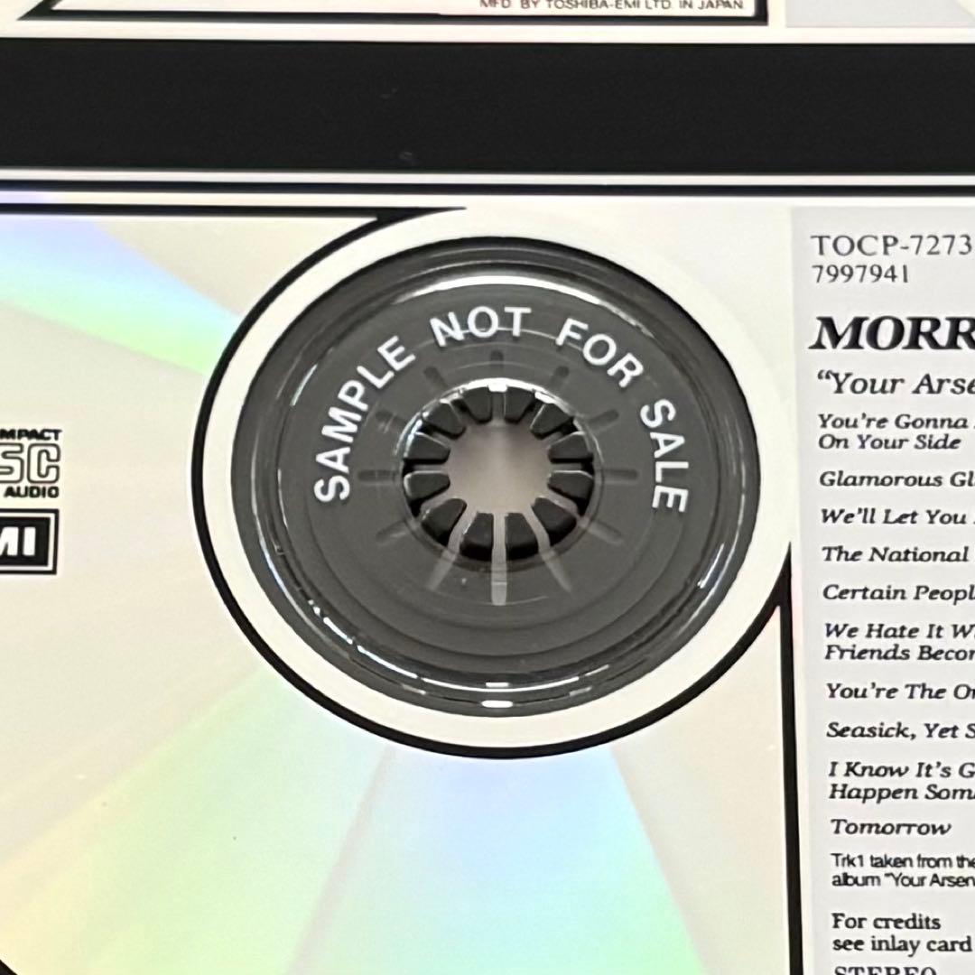 ◎プロモ　MORRISSEY　モリッシー　YOUR ARSENAL　日本盤　CD