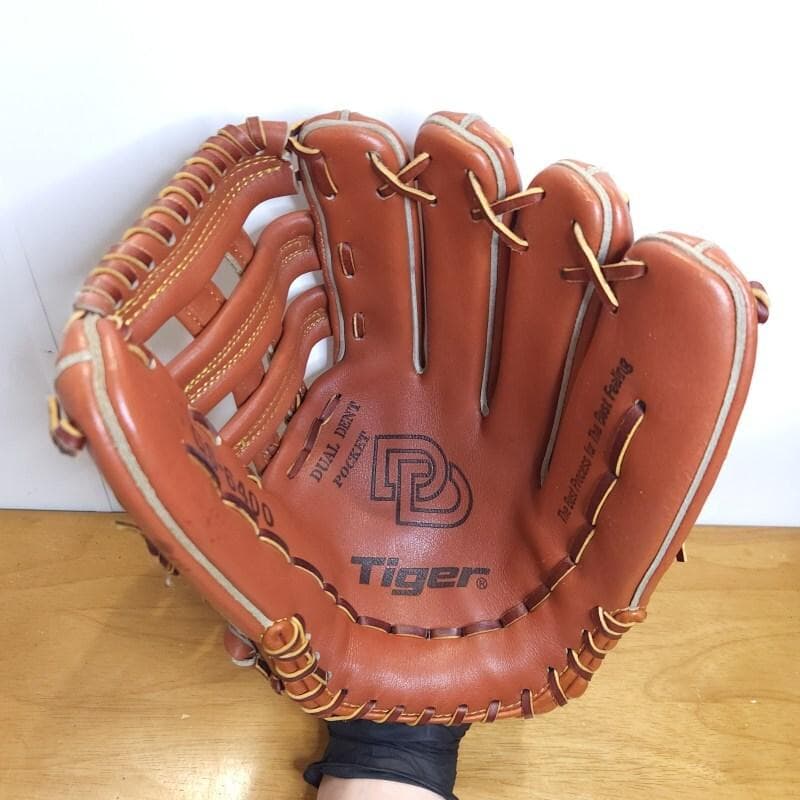 美津和タイガー DD デュアルデント ビンテージグラブ 外野用 軟式グローブ