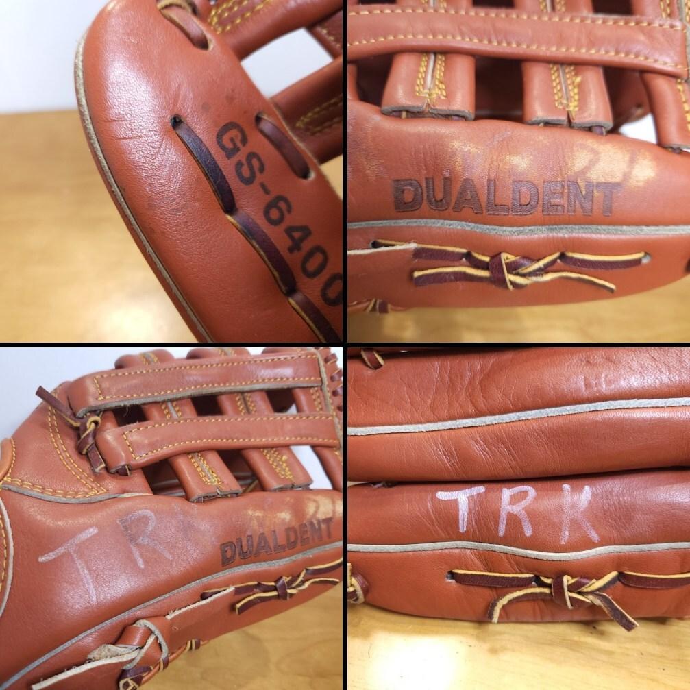 美津和タイガー DD デュアルデント ビンテージグラブ 外野用 軟式グローブ