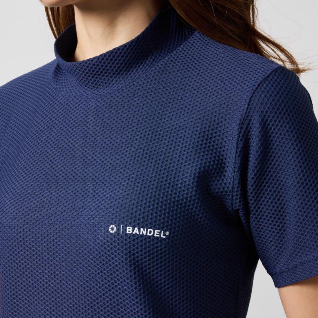 【新品・タグ付き】BANDEL レディース モックネック ネイビー S