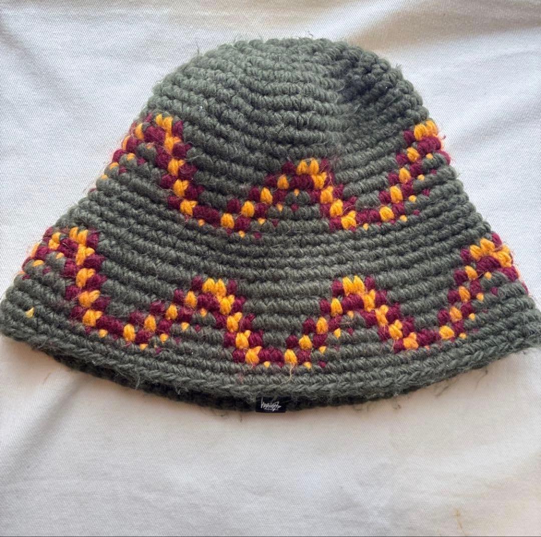 STUSSY 22SS GIZA KNIT BUCKET HAT バケットハット