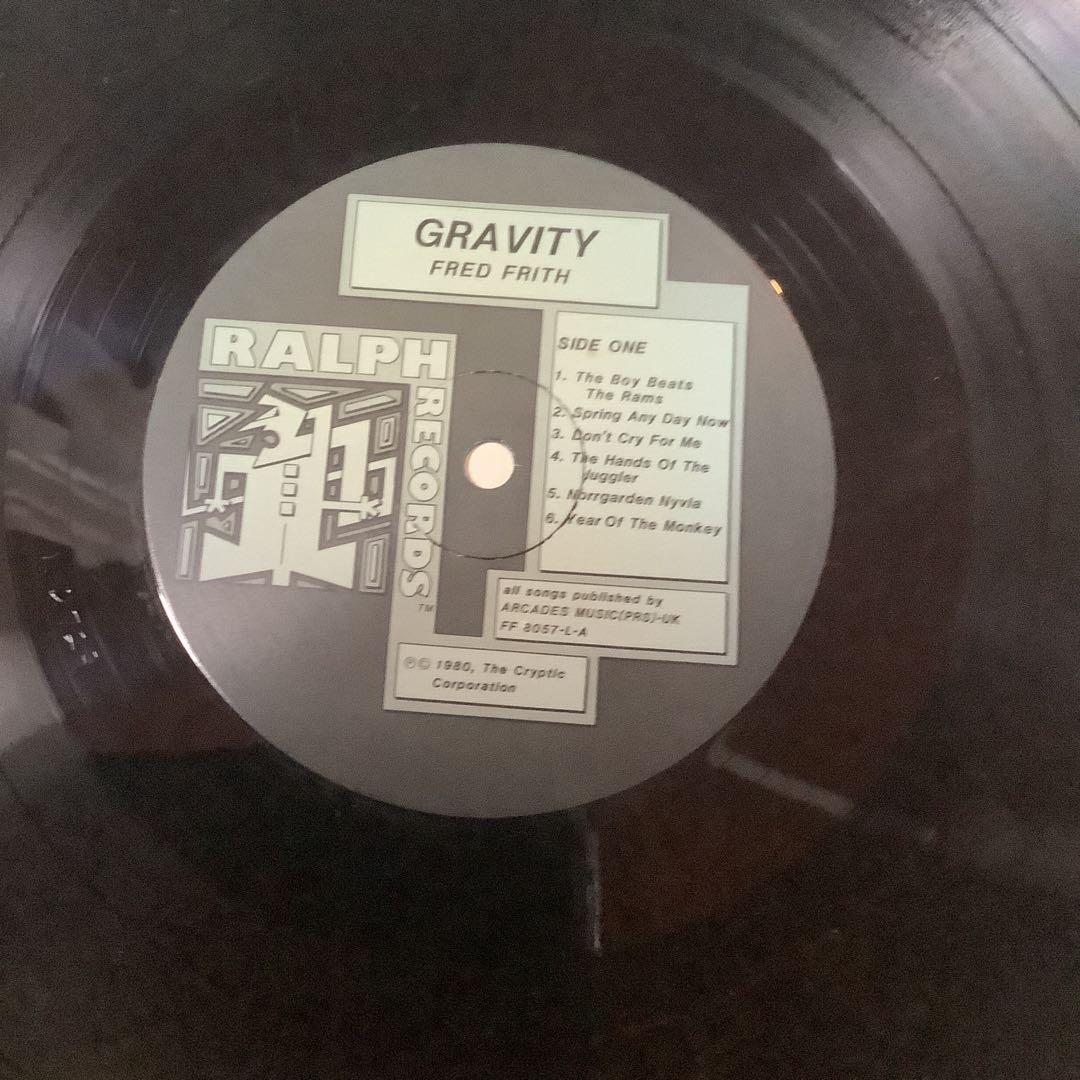 美品　Gravity Fred Frith レコード