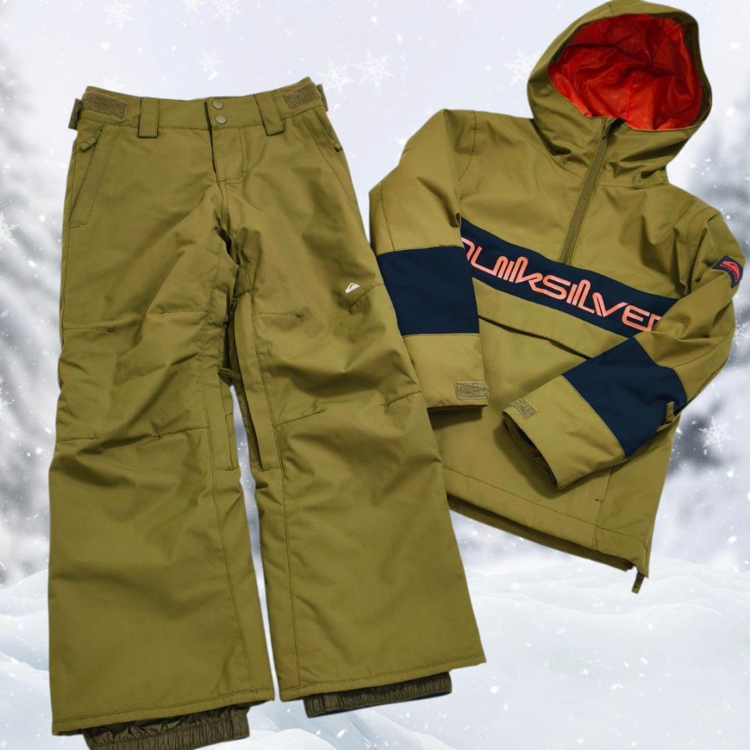 【最終値下】未使用級 QUIKSILVER スノボウェア 上下セット 130