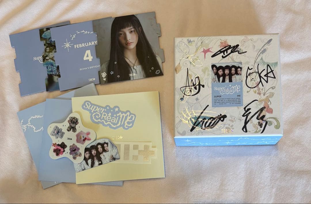 ILLIT Super real me 直筆サイン入り アルバム