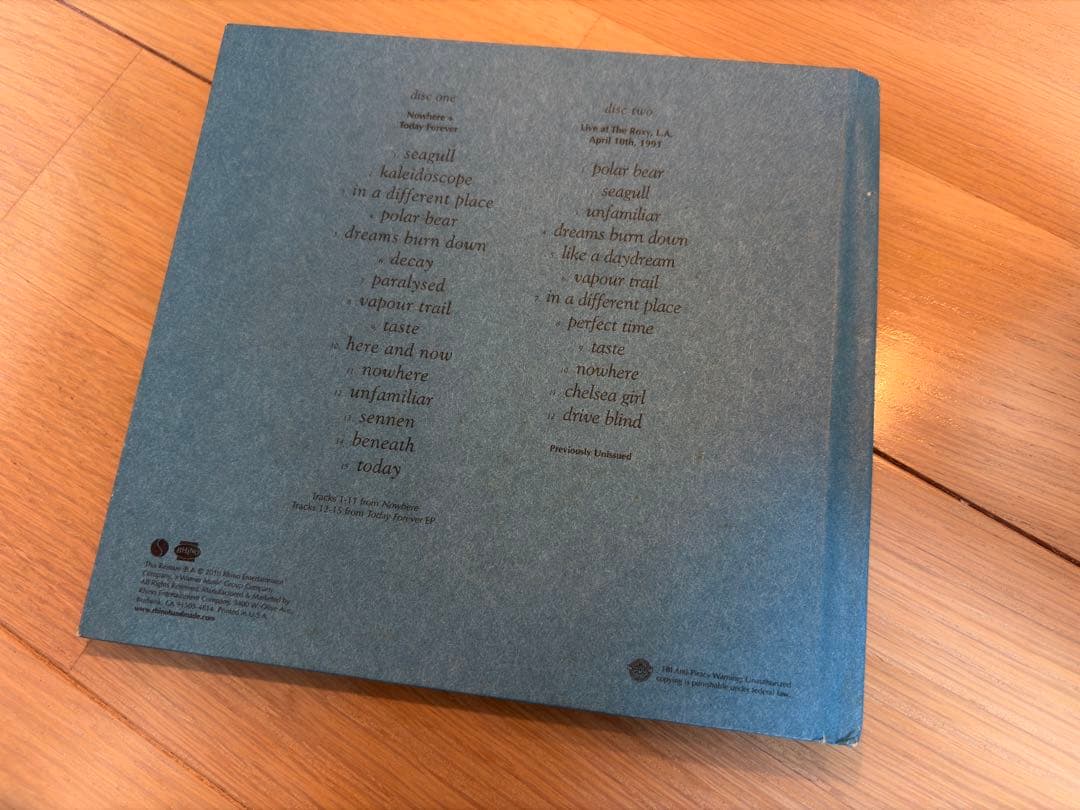 Ride - Nowhere 20周年記念盤 2CD