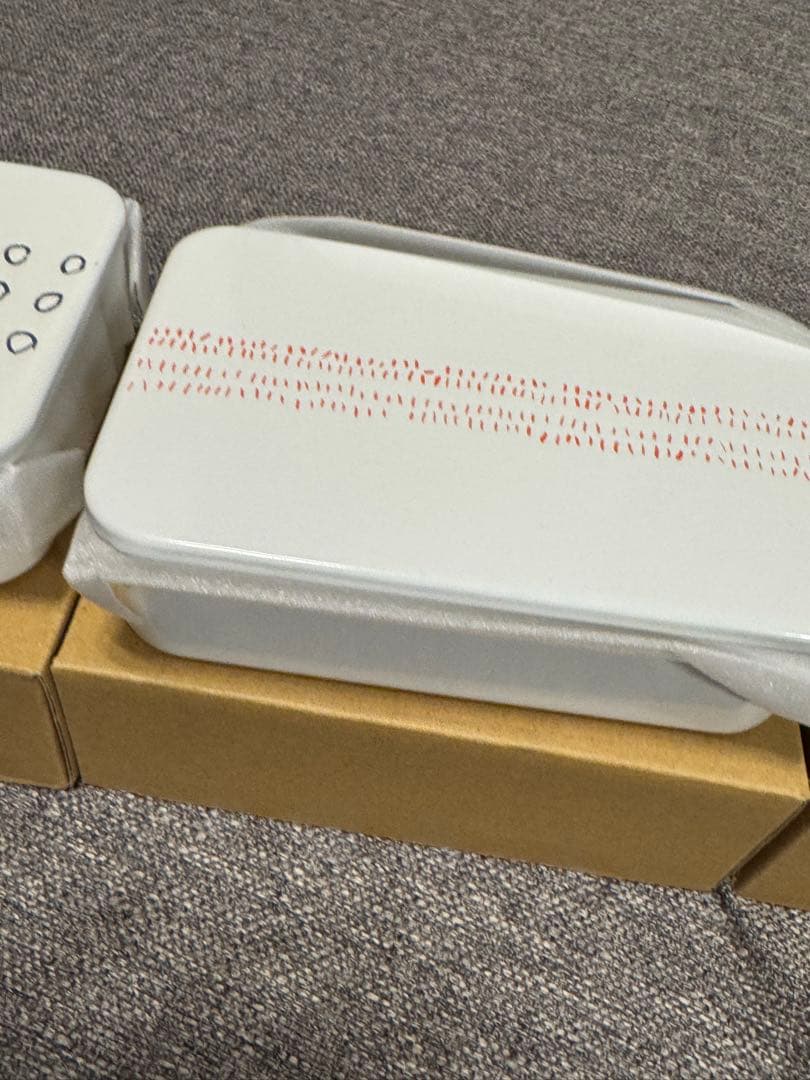 野田琺瑯　倉敷意匠計画室 mitsou お弁当箱 バターケース　3点セット