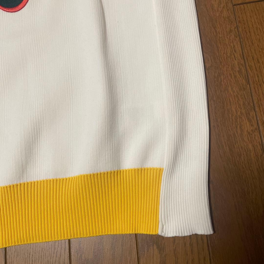 ディセンバーメイ　メンズニットベストホワイトLタグ付き新品未使用