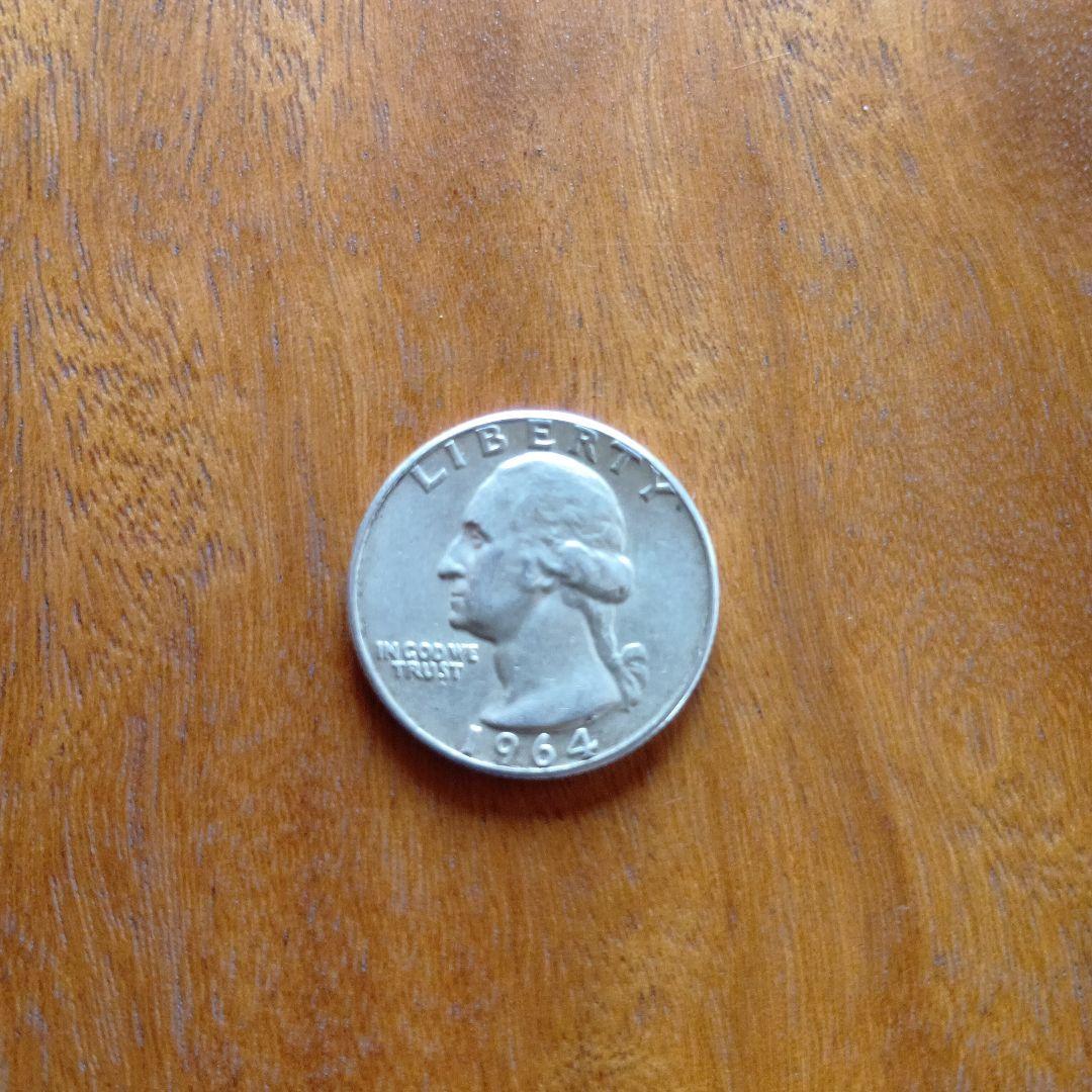 1964年 Quarter Dollar 4枚セット