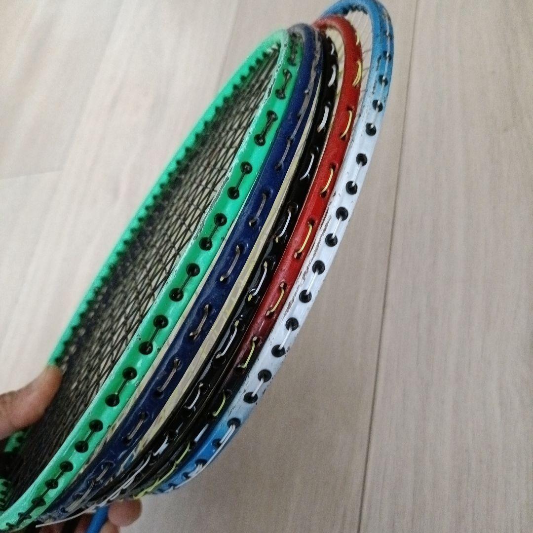 バドミントンラケット 5本セット