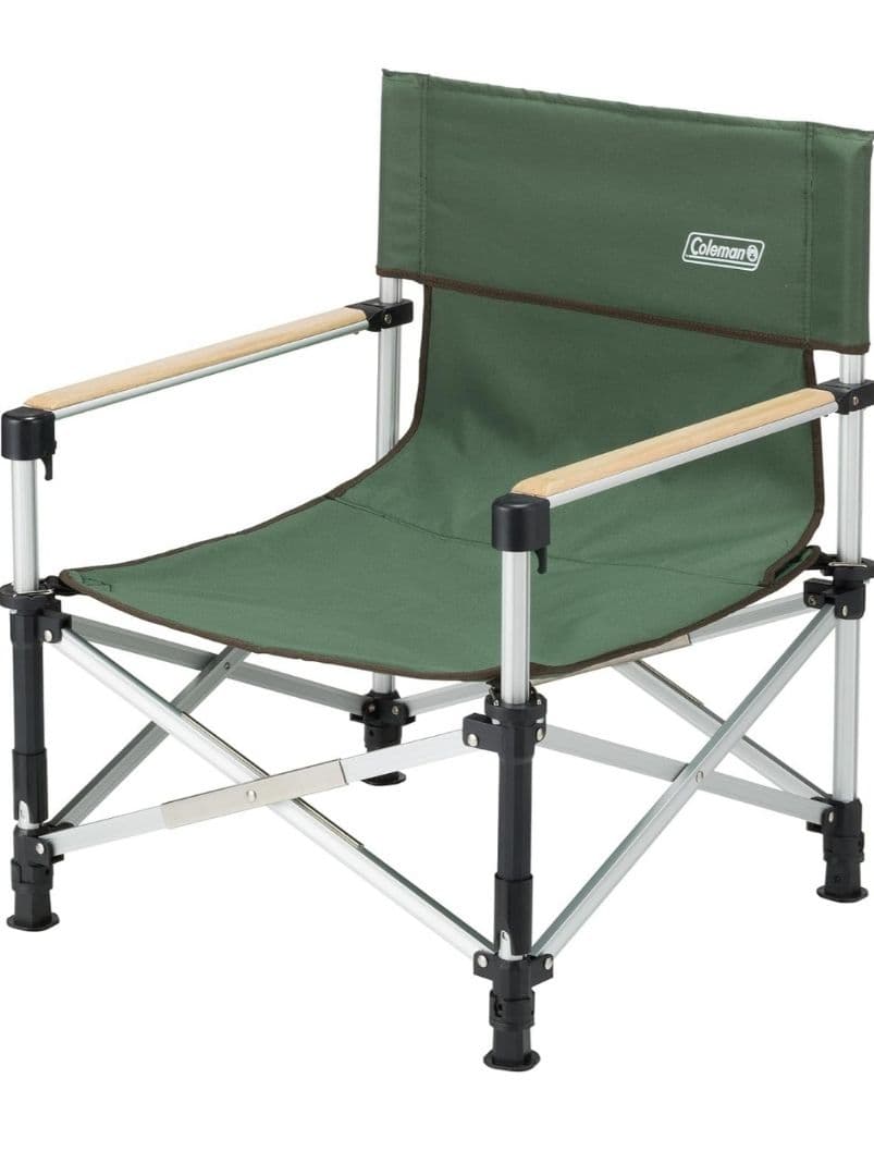 【美品】Coleman グリーン キャンプチェア