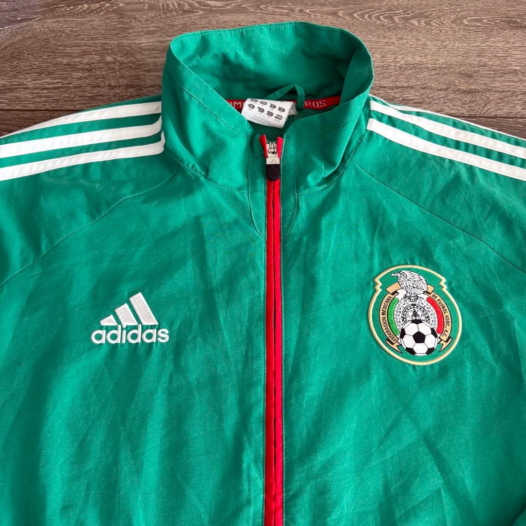 adidas メキシコ代表 2010 W杯 ナイロン トラックジャケット XL