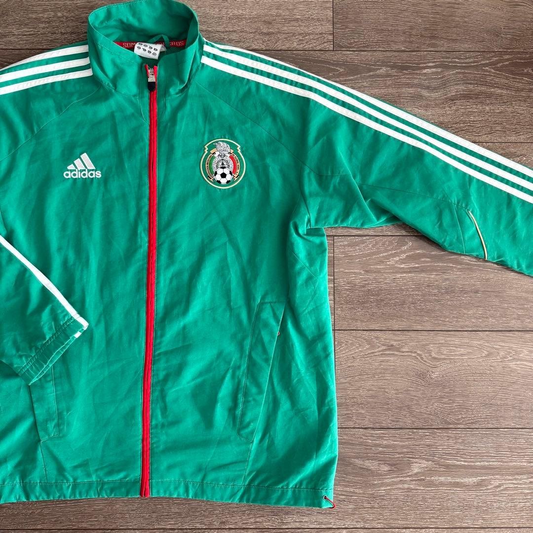 adidas メキシコ代表 2010 W杯 ナイロン トラックジャケット XL