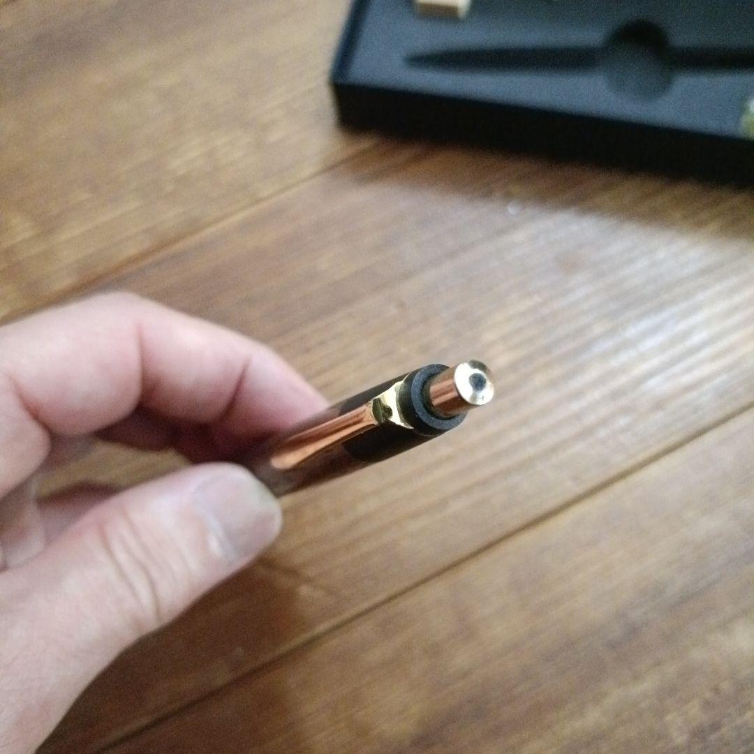 野原工芸　くるみ　シャープペンシル 旧型ゴールドクリップ