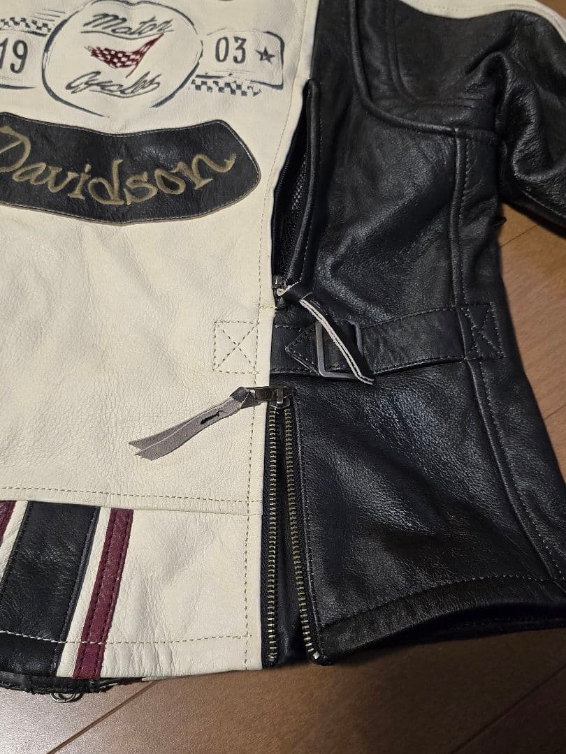 Harley Davidson レザーライダースジャケット.ハーレーダビットソン