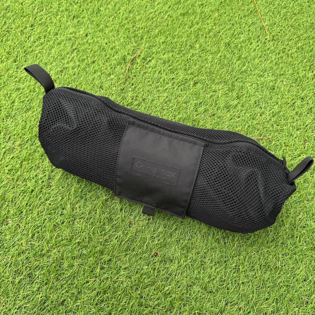 未使用級　ヘリノックス タクティカルチェアツー オールブラック 収納袋クッション