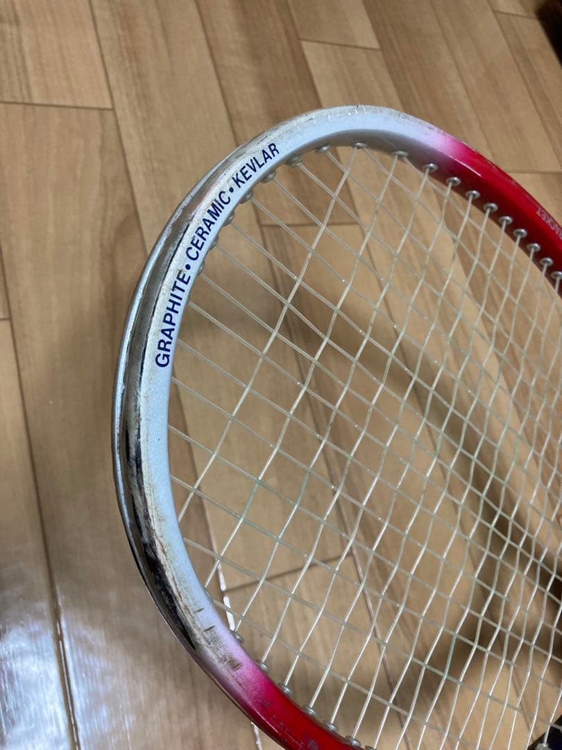 PUMA プーマ ボリスベッカー　硬式テニスラケット　希少　良品　ペプシカラー