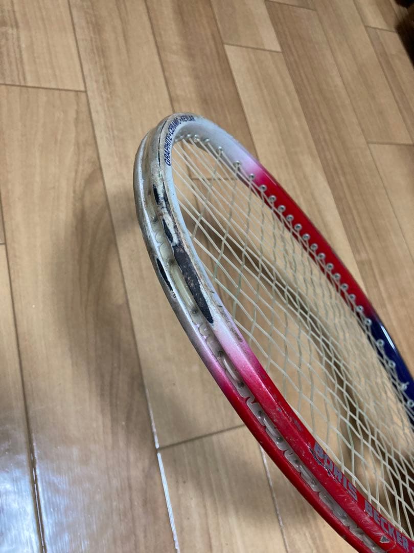 PUMA プーマ ボリスベッカー　硬式テニスラケット　希少　良品　ペプシカラー