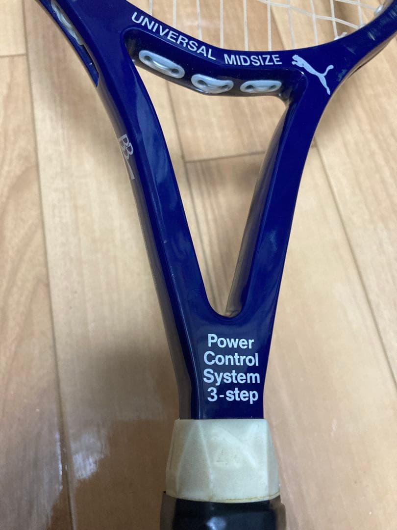 PUMA プーマ ボリスベッカー　硬式テニスラケット　希少　良品　ペプシカラー