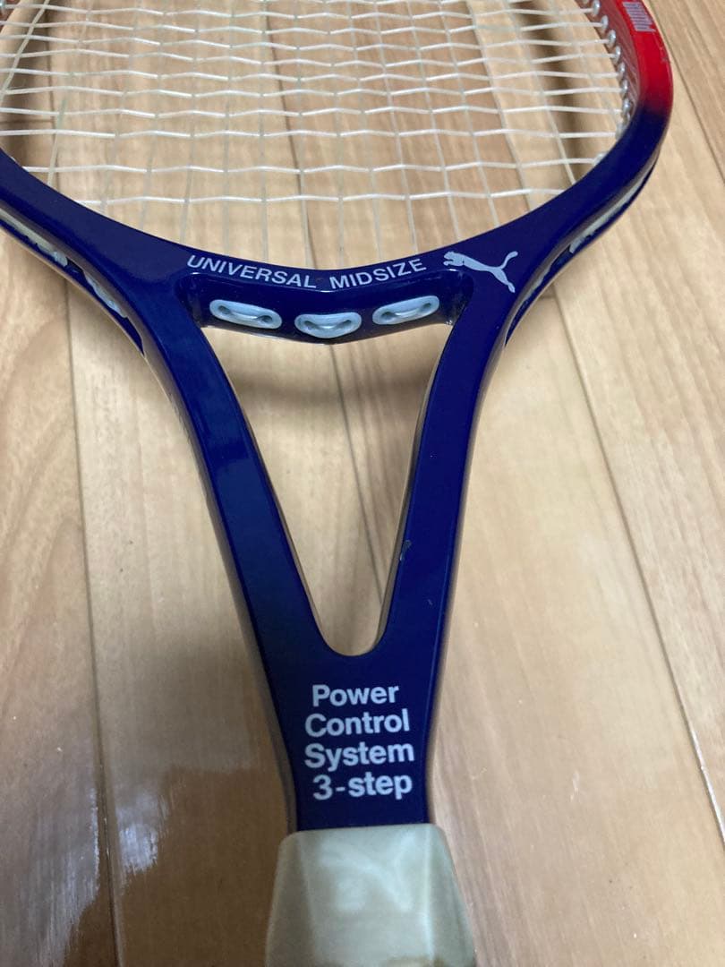 PUMA プーマ ボリスベッカー　硬式テニスラケット　希少　良品　ペプシカラー