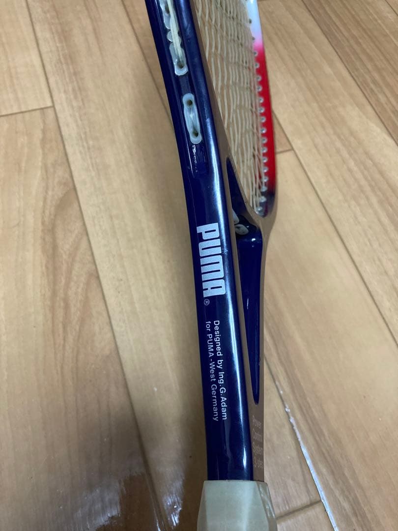 PUMA プーマ ボリスベッカー　硬式テニスラケット　希少　良品　ペプシカラー