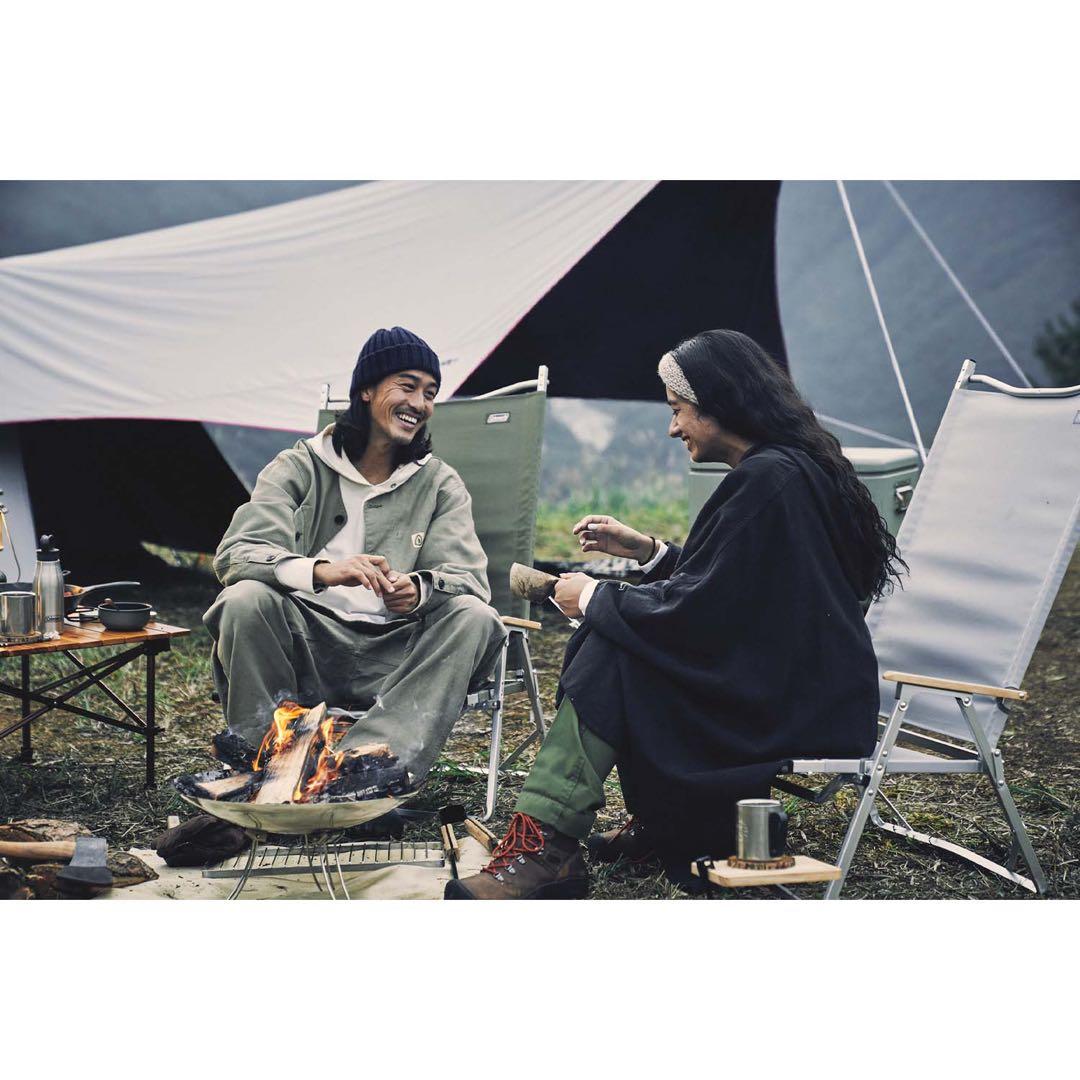 新品　コールマン フォールディングチェアワイド　2脚セット　オリーブ