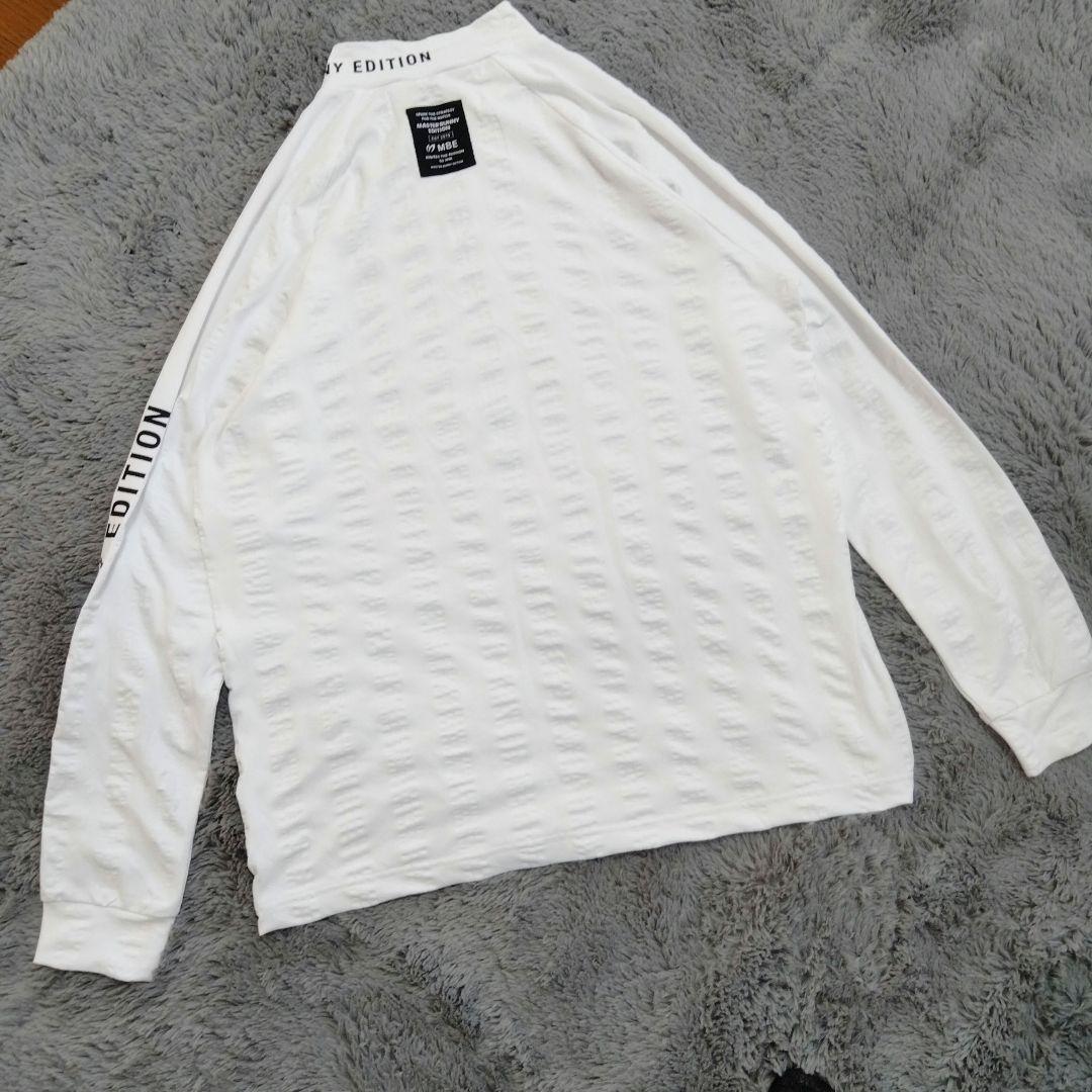 マスターバニー モックネック*長袖*シャツ　LL ゴルフ スポーツ テニス