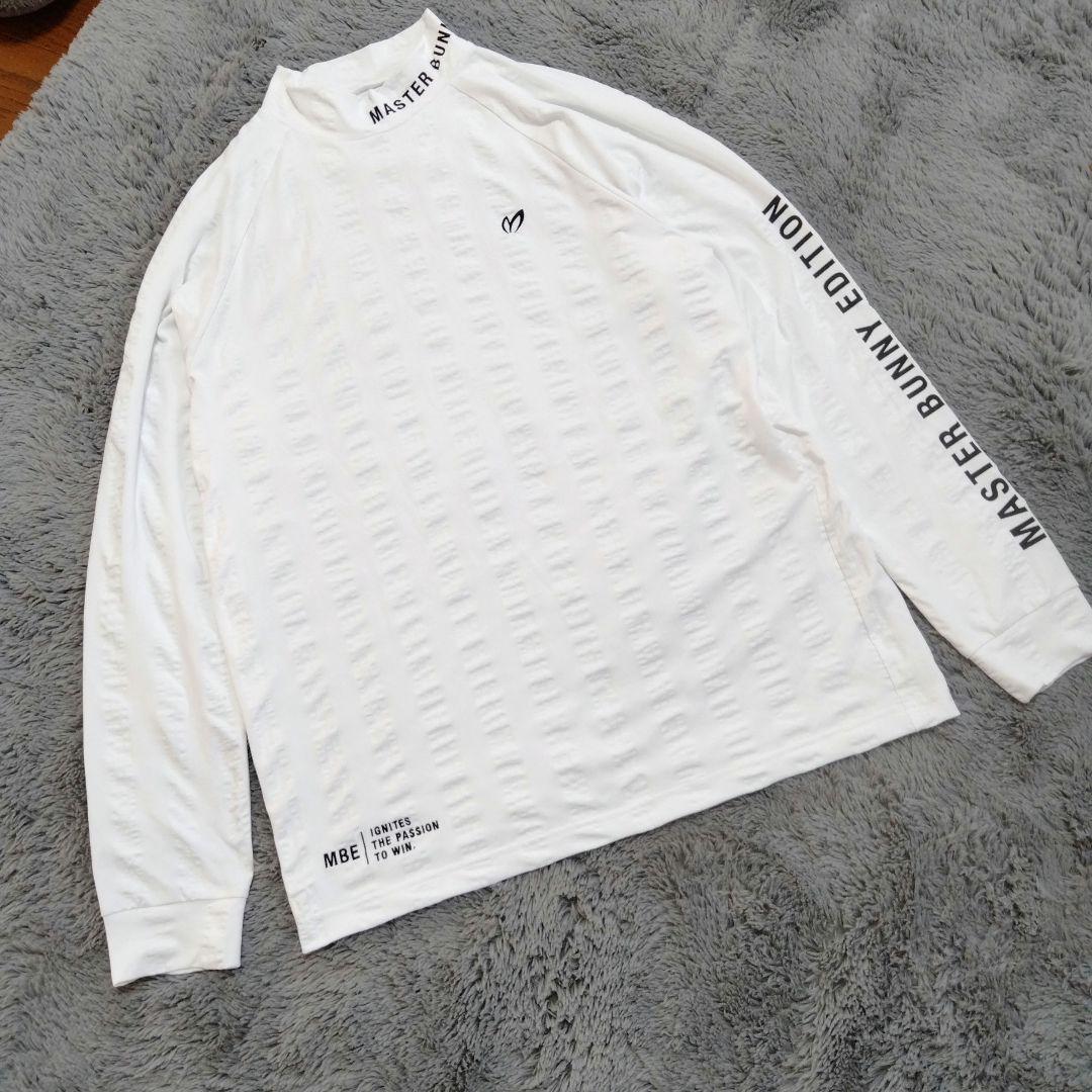 マスターバニー モックネック*長袖*シャツ　LL ゴルフ スポーツ テニス