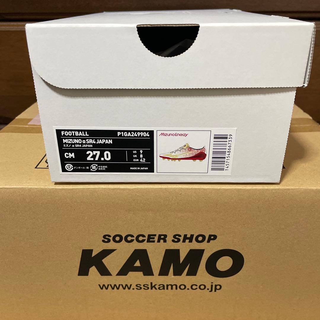 ミズノ サッカースパイク　MIZUNOαセルヒオ・ラモス 27cm新品未使用品