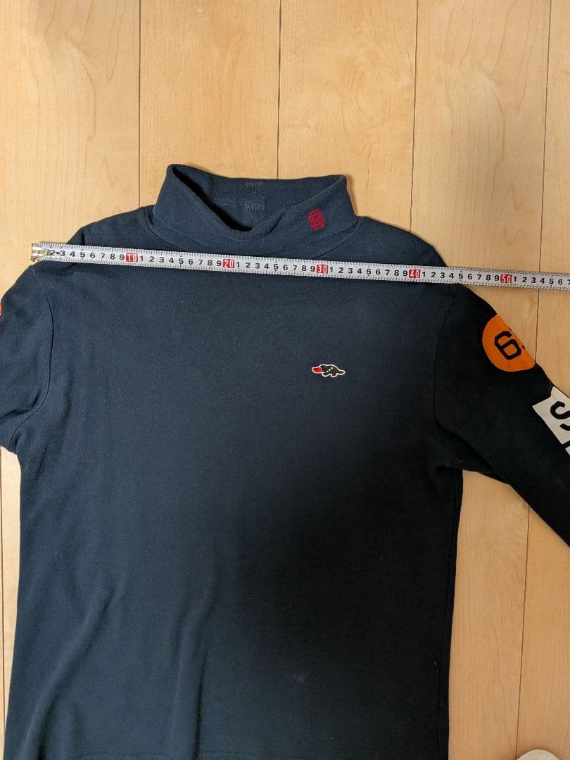 rough & swell タートルネック L ネイビー