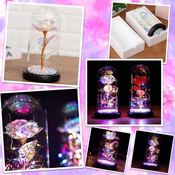 ❤大切な方へのギフトに❣エレガントで気品溢れる美しい24Kゴールドローズ♪❤