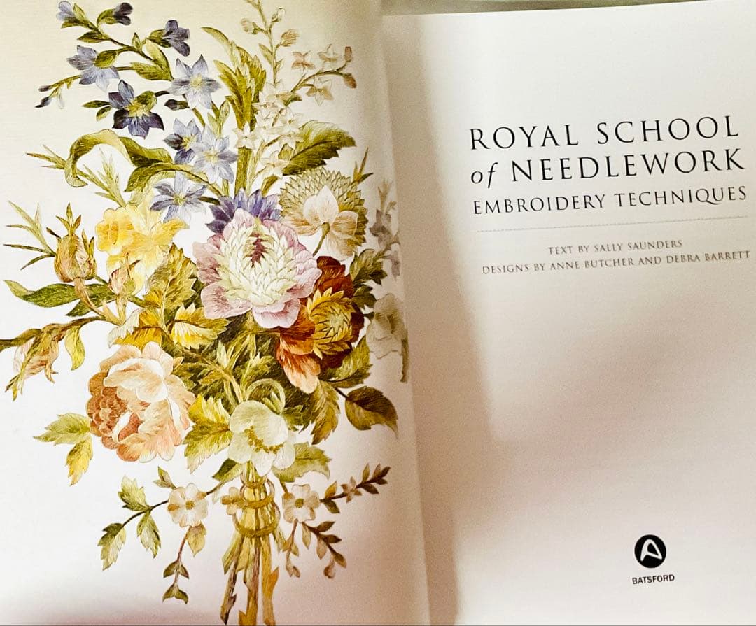 英国王立刺繍学校 教則本Embroidery Techniques 洋書