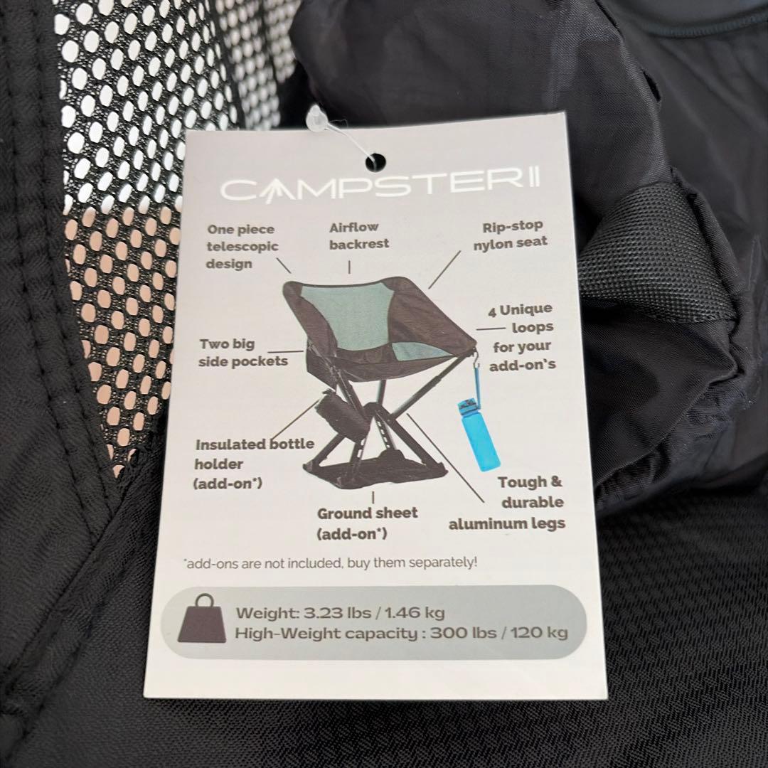 アウトドアチェア　シットパック　キャンプ　バーベキュー　花見