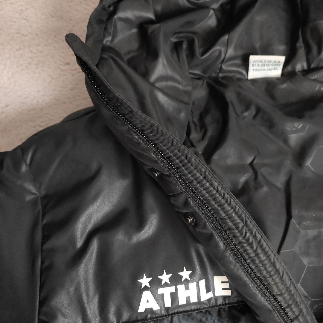 ATHLETA　ベンチコート　柄　ブラックベース