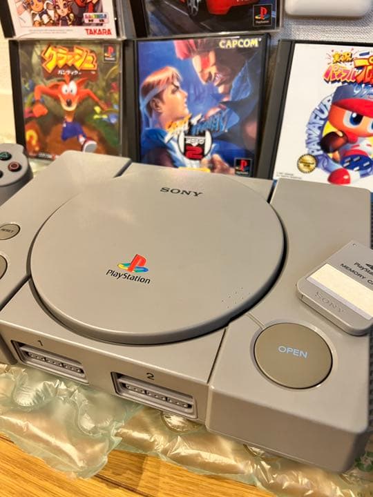 プレステ SONY SCPH-3500 本体 コントローラー ソフト まとめ売り