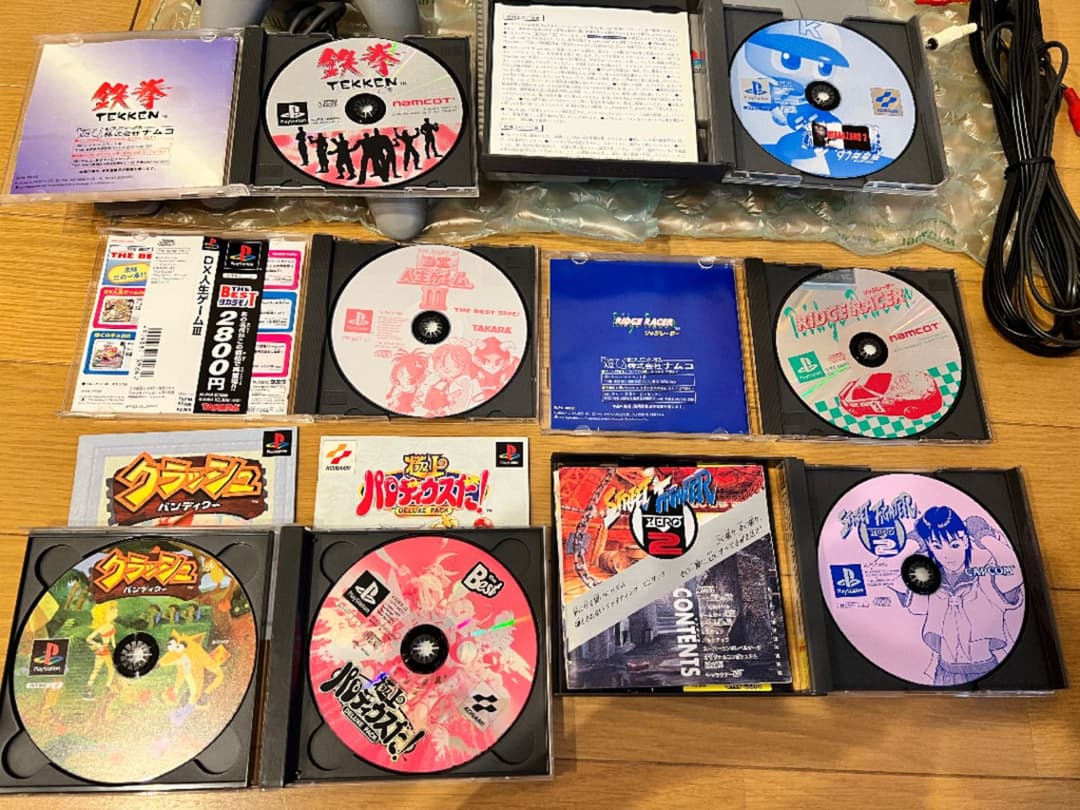 プレステ SONY SCPH-3500 本体 コントローラー ソフト まとめ売り