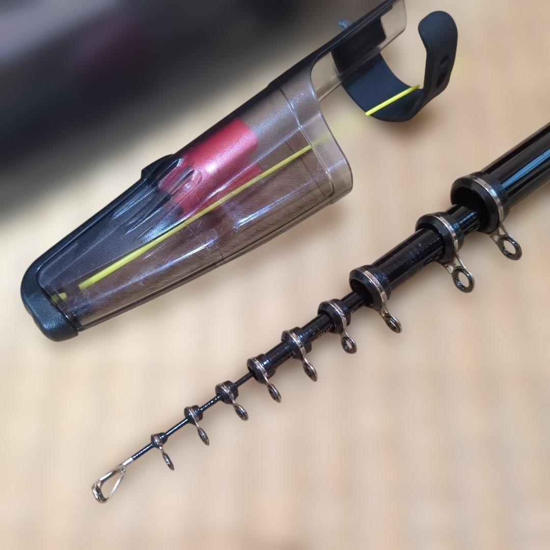 コ*ー様 がまかつ★海上釣堀★MARINE ARROW・Ⅱ 青物400　竿袋付き