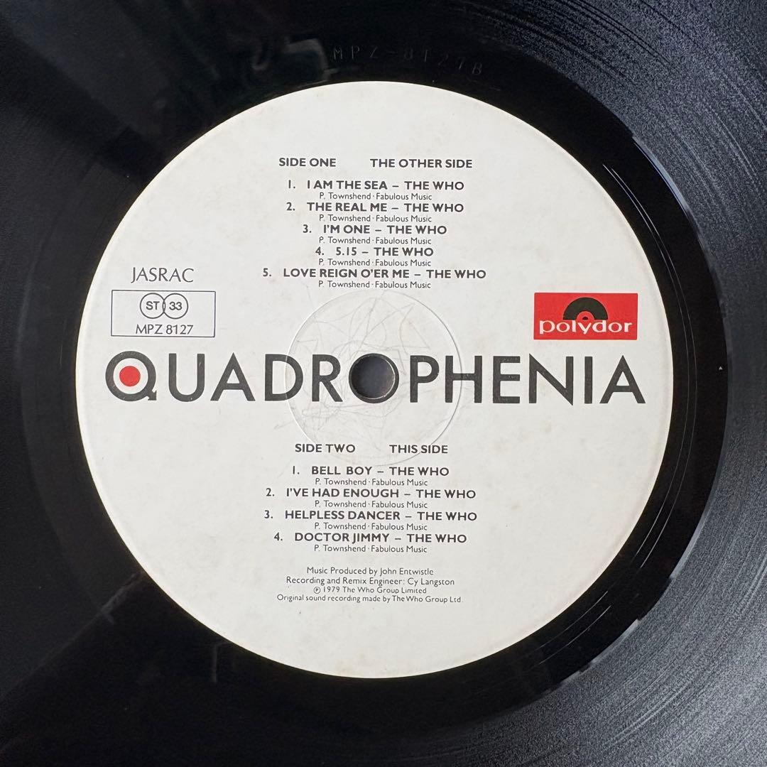 帯付・国内盤mod・60s【さらば青春の光QUADROPHENIAサントラ】