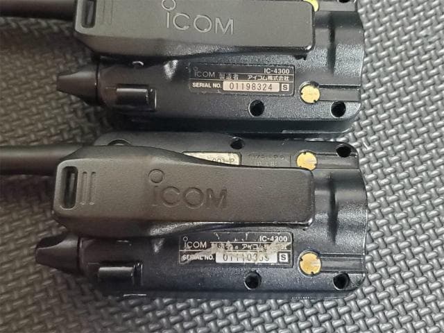 21 ICOM トランシーバー IC-4300 2台 セット 無線機