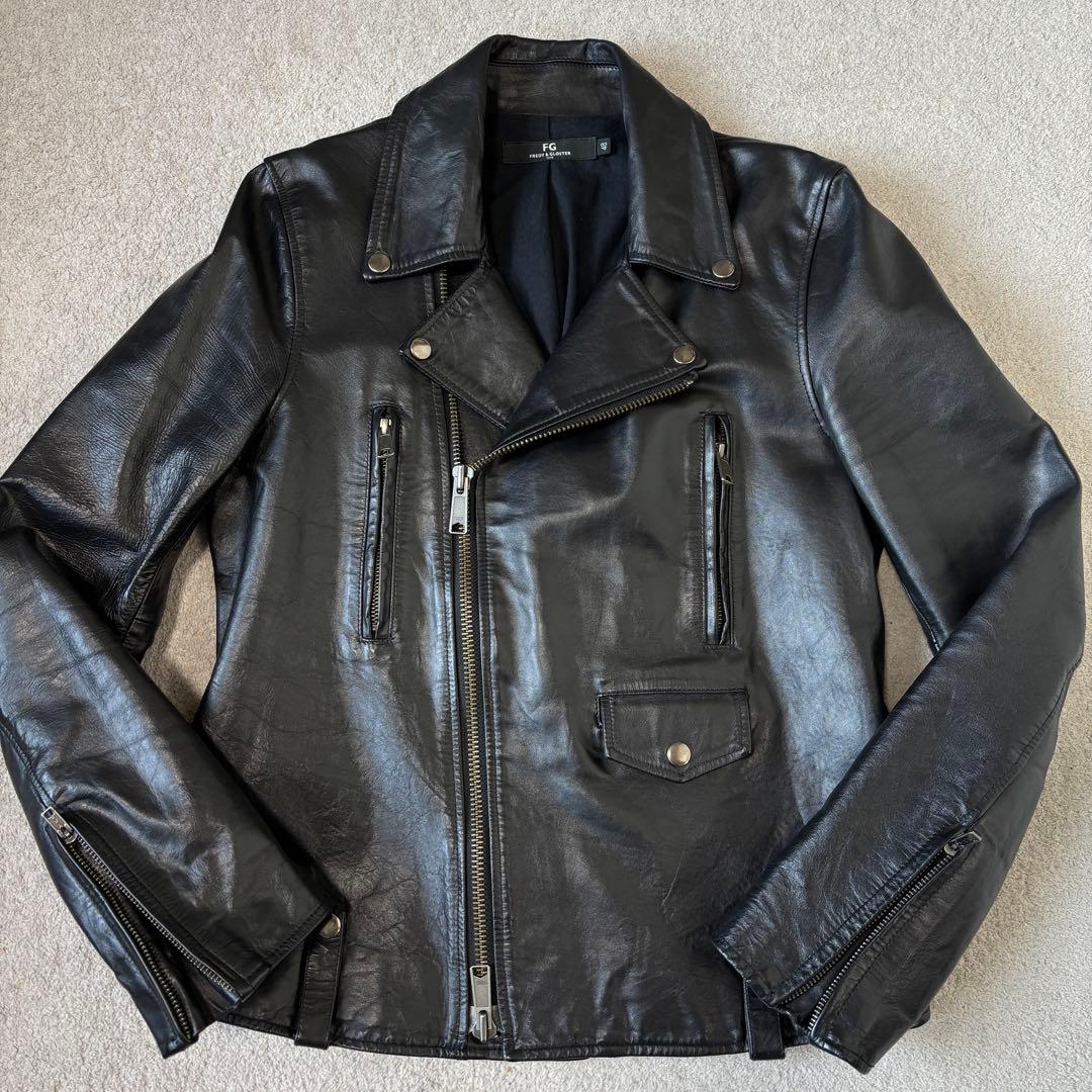 ホースレザー 馬革 FREDY&GLOSTER ダブル ライダースジャケット