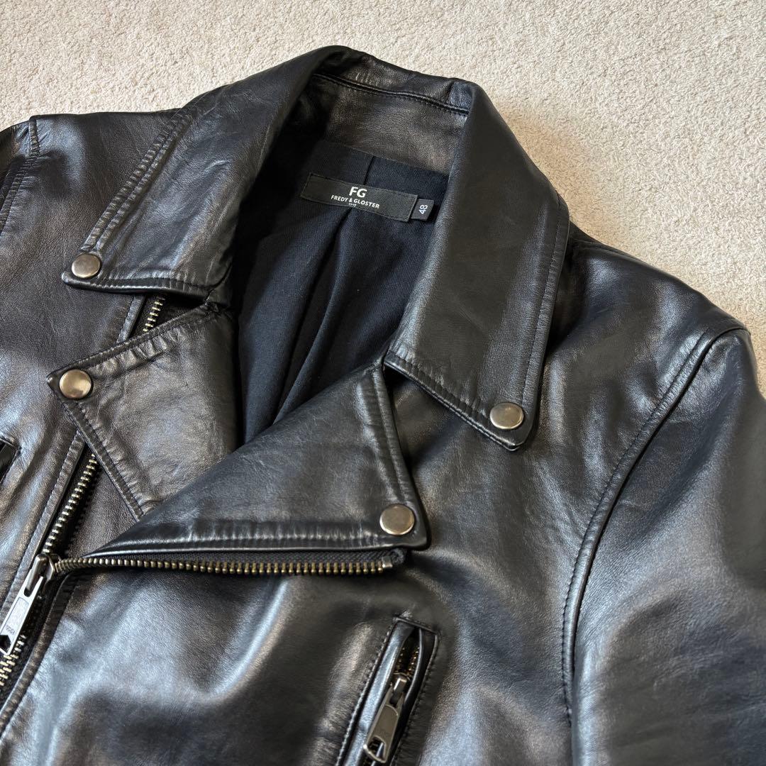 ホースレザー 馬革 FREDY&GLOSTER ダブル ライダースジャケット