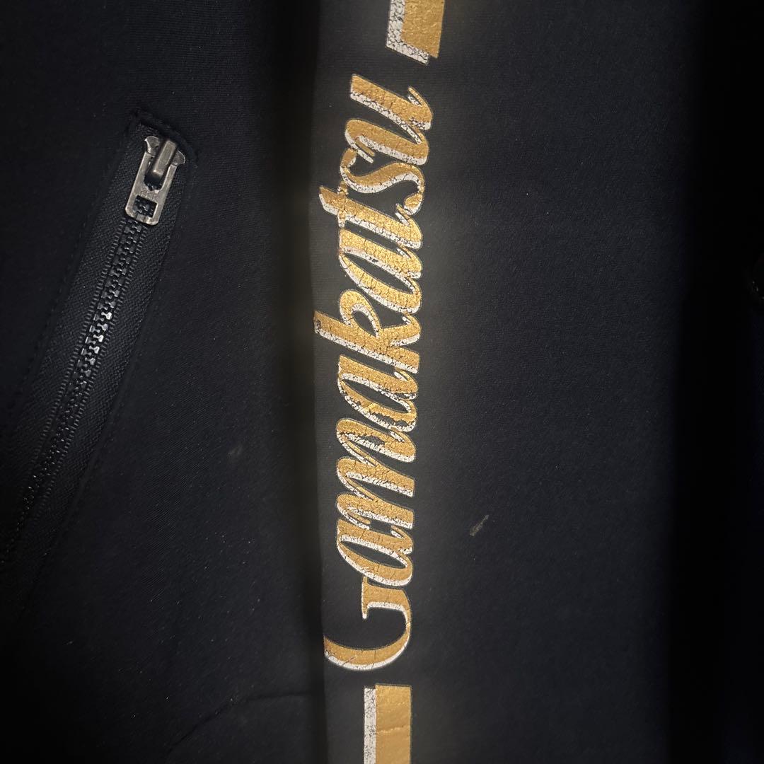 【即購入可】がまかつ フィッシングスーツ(上下セット) ブラック/ゴールド